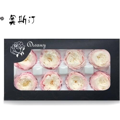 Aromatic/Gradient/Solid Color Austin Rose Eternal Flower DIY Rose Garland Material Package 4-5cm 2-3cm