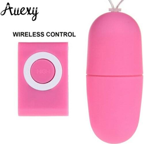 AUEXY wireless Female Cute Vibrator remote control 20 remote frequency Adult shock egg sex toys Product for Women