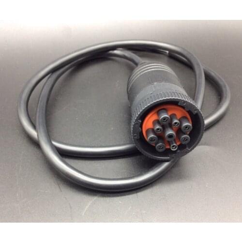Diagnostic cable plug 9pin cable opening line J1939-9PIN connector for cummins housing