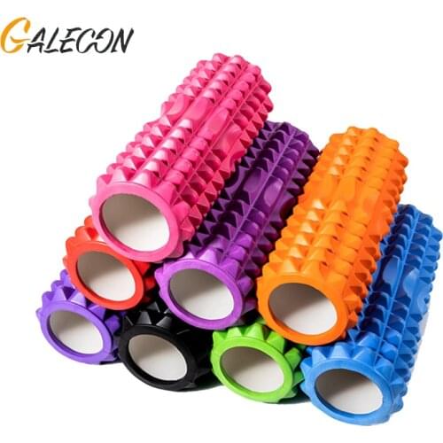 EVC Groove Yoga Pillar For Woman Back Roller Fitness Massage Roller For Yoga Massage Tool Yoga Block Yoga Column Gym Home Sports