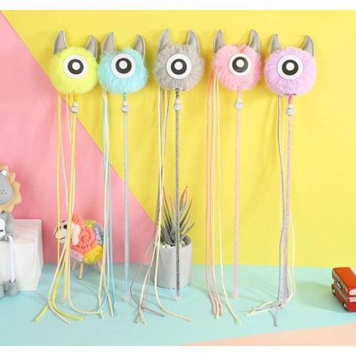 Big Eyes Fairy Tassel Crystal Tube Funny Cat Stick Healthy And Environmentally Friendly Outdoor Interactive Kitten Toy