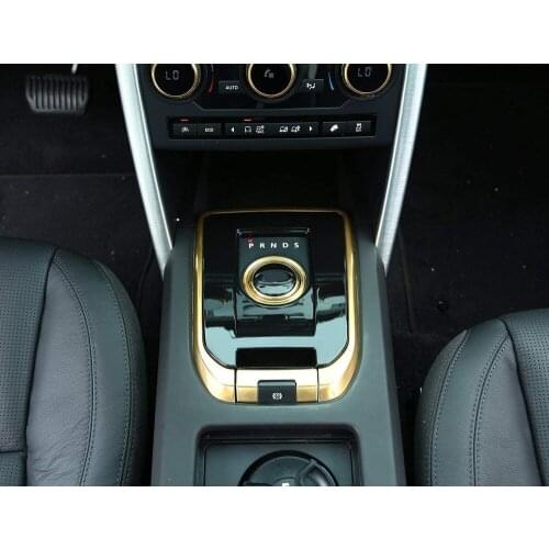 Gloss Black Interior Gear Shift Panel Cover Trim 1pc For Land Rover Discovery Sport 2015-2018