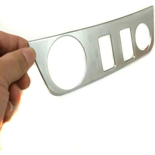 For Nissan Murano 2015 2016 2017 2018 Chrome Cigarette Lighter Switch Panel Cover Trim Center Frame Molding Garnish Decoration