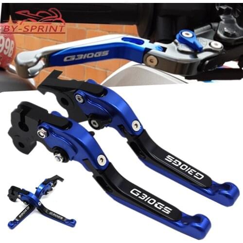Motorcycle CNC Aluminum Brake Clutch Levers Handle Grips Folding Adjustable Extendable For BMW G310GS G310 GS g310gs 2017- 2019