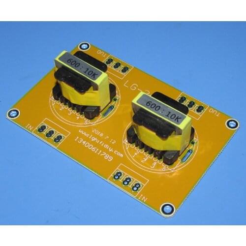 Music enthusiast!600 ohm: 10K permalloy audio transformer balanced and unbalanced conversion audio isolator