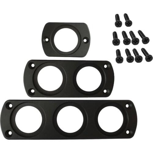 3Pcs USB Socket Panel 1/2/3 Hole Cigarette Lighter USB Power Outlet Socket Panel Mount For Car/Truck/RV/Boat/Motorcycle/Marine