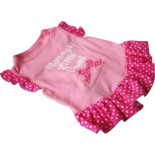 Hot Dog Pet Dress Puppy Princess Tutu Clothes Wedding Party Bow Vest T Shirt Costume Dog Clothing