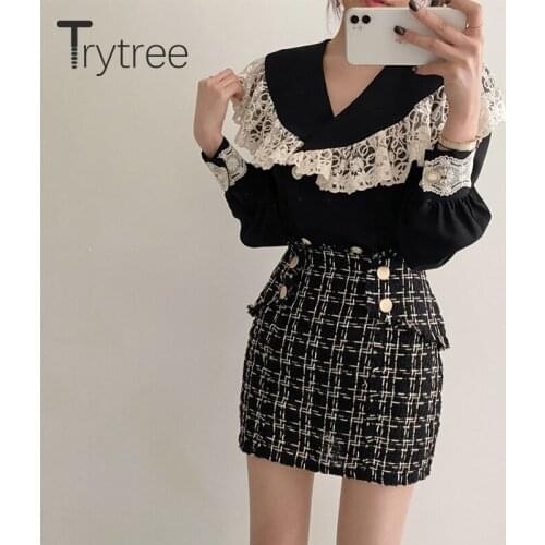 Деловые блузки Trytree China At AliExpress