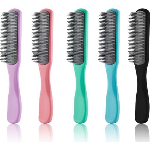 Hair Scalp Massage Comb Nine Row Comb Detangling Hair Brush Barber Shop Salon Hairdressing Comb For Women Hair Care Styling Tool