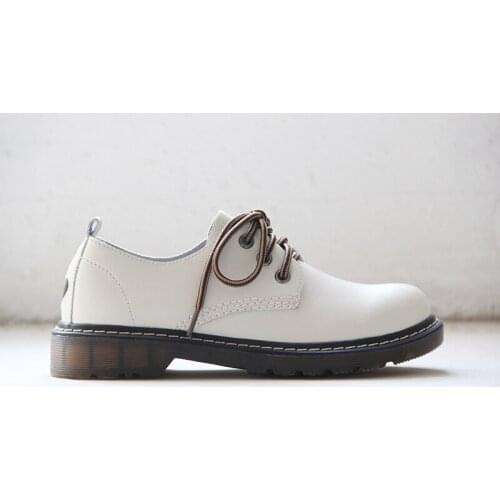 Jk Uniform Lolita Shoes Kawaii Girls Sweet Lolita Female Autumn/spring Japanese Flats Women Shoes Heart Vintage Genuine Leather