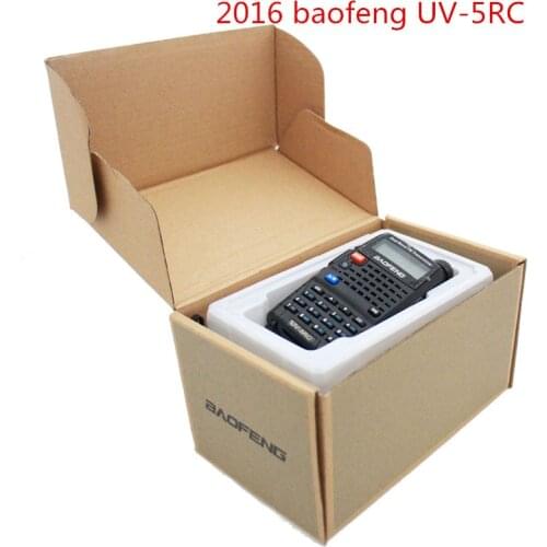 2016 BaoFeng UV-5RC Walkie Talkie 136-174 /400-520Mhz VHF/UHF DUAL-BAND Handy Hunting Radio Receiver With Headfone