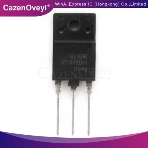 5pcs/lot ST1803DHI ST1803 TO-3PF 1500V 10A In Stock