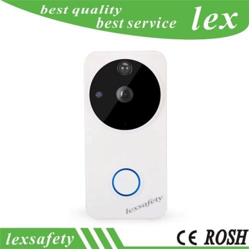 720P Wireless WiFi Video Doorbell Camera,Two Way Audio IP Ring Door Bell APP Control iOS Android Battery Powered,WI-FI Doorbell