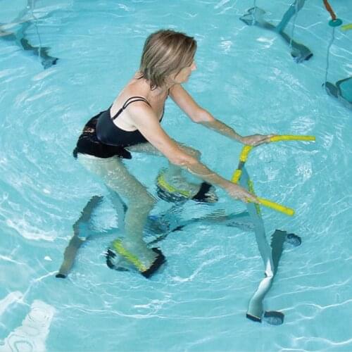 Free shipping Stainless Steel Material Swimming Pool Fitness Equipment Underwater Bike for Exercise and Therapy