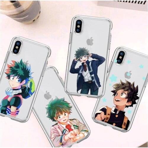 Anime My Hero Academia deku bakugou Boku no Hero Academia Phone Case For iPhone 11 12 Pro XS MAX XR X 7 8 6Plus SE 2021 case