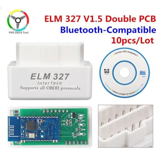 ELM327 V1.5 with PIC18F25K80 Chip Bluetooth-Compatible Works for Multi-Cars ELM 327 BT V1.5 OBD2 CAN-BUS obd2 Diagnostic Tool