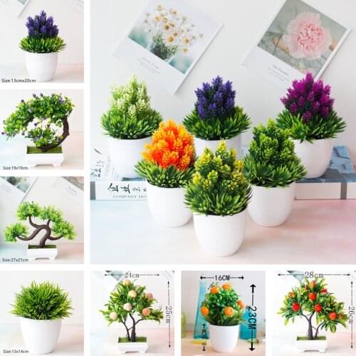 Искусственные цветы в горшках FORXMAS China At AliExpress