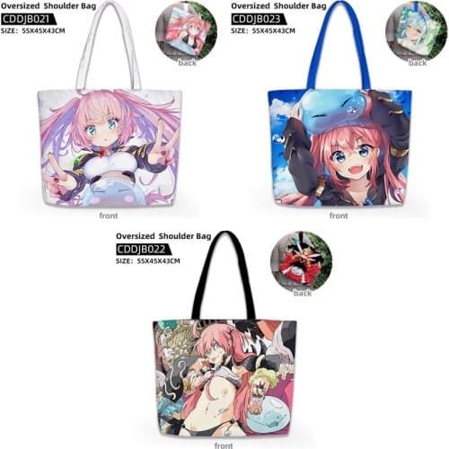 IVYYE Rimuru Style Fashion Anime Shopping Bags Casual Customized Shoulder Bag Cartoon School Travel Mom Gifts Unisex