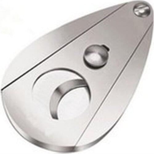 Mini Stainless Steel Double Blade Pocket Gadget Cigar Cutter Knife Cigars Scissors Cigar Accessories