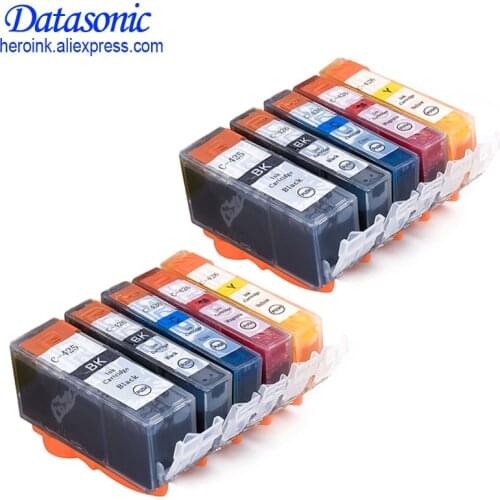 10PCS 425 426 PGI-425 CLI-426 Full Ink cartridge Compatible For Canon PIXMA IP4840 IP4940 IX6540 MG5140 5240 5340 Printer