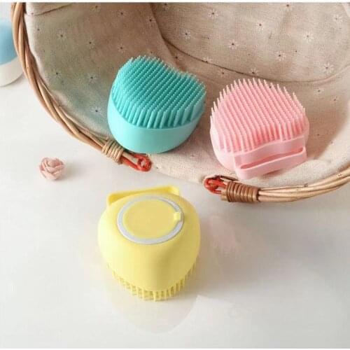Bathroom Puppy Big Dog Cat Bath Massage Gloves Brush Soft Safety Silicone Pet Accessories for Dogs Cats Tools Mascotas Products