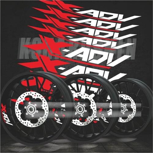 Motorcycle sticker waterproof tire stripe reflective logo decorative decal for Honda XADV X-ADV xadv750