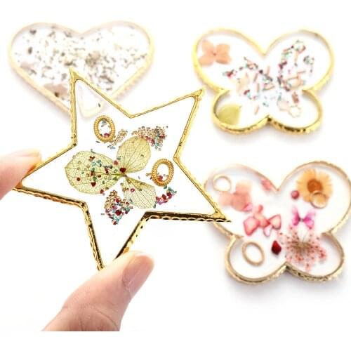 New Butterfly Crystal Painting Palette Nail Art Decoration Agate Phnom Resin Nail Accessories Display Board Professional Tools