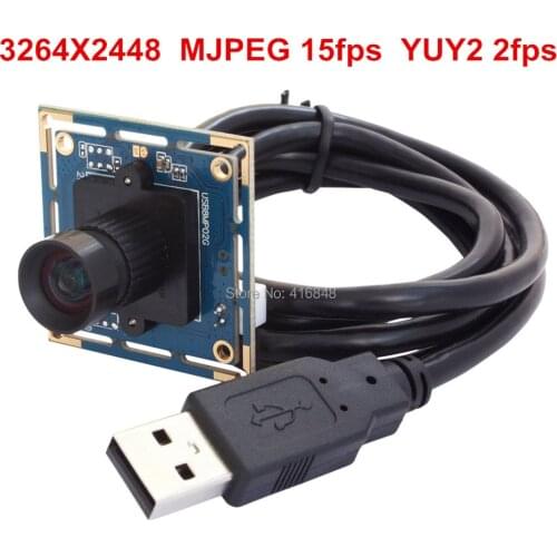 Plug and play digital Sony (1/3.2'') sensor 8MP 3264X2448 hd usb webcam camera module for tablet