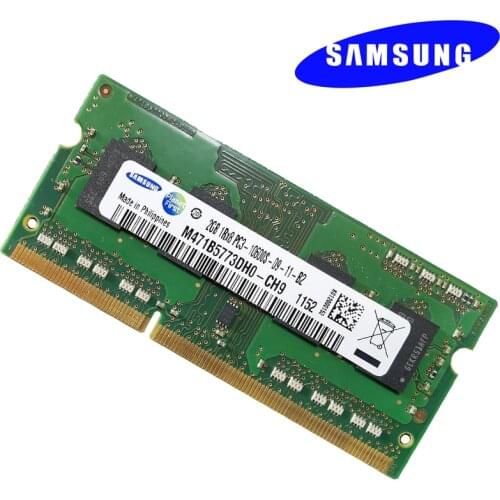 SAMSUNG PC3 2G 10600S Memory RAM DDR3 Laptop ddr3 1333 MHz pc3 Memoria DRAM Stick for Notebook Original