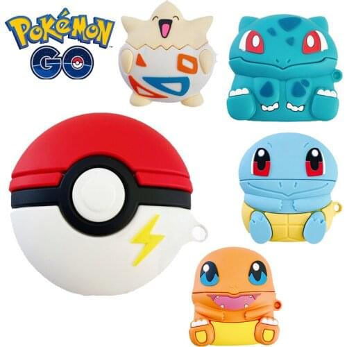 Pokemon Togepi Anime Silicone Soft Protective Sleeve Apply To Apple AirPods 1 2 3 Pro Bluetooth Charging Headset Protective Case
