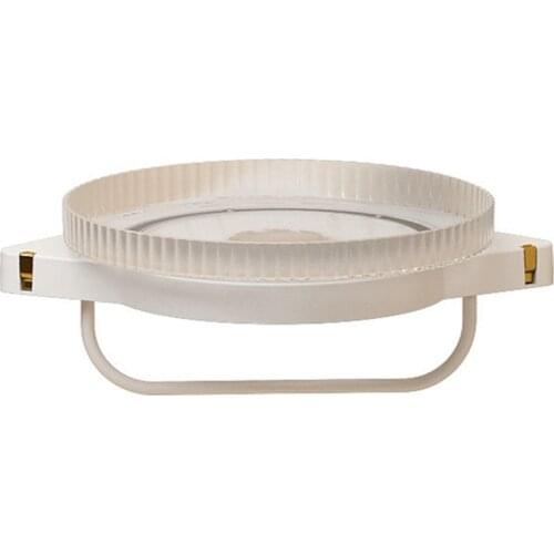 Bathroom Storage Rack Punch-Free Single Layer Triple-Cornered Wall Mounted Storage Shelf for Bathroom Kitchen Bedroom