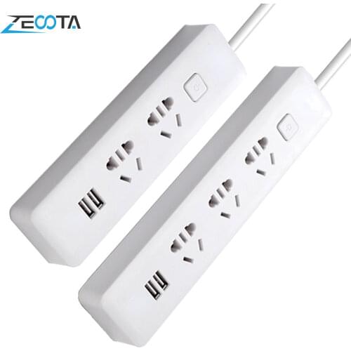 Multiple Power Strip 2/3 way Socket with USB AU Plug Outlets Electrical 2m Extension Cord Charger Travel Adapter for Home Office