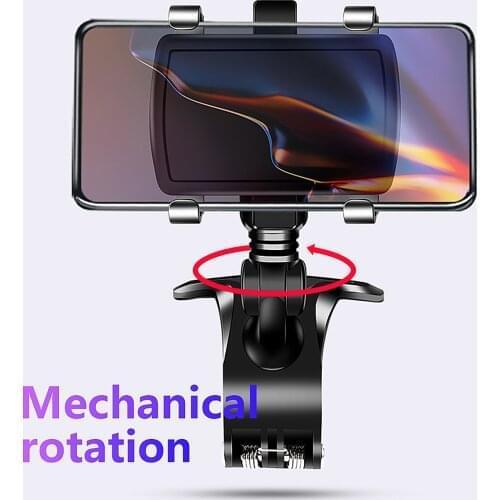 1440 Degree Universal Dashboard Car Phone Holder Multifunctional GPS Display Car Rack Bracket Mount Mobile Phone Support Stand