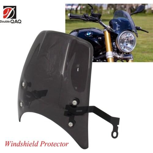 Motorcycle Windshield Windscreen For BMW R nine T 2014-2019 Universal Motorcycle Parts Wind Deflector Windshield
