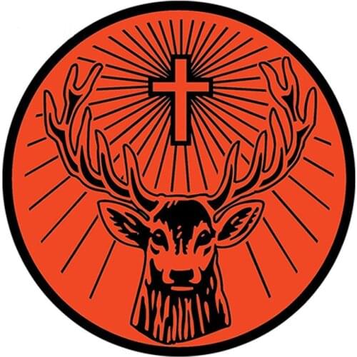 JuYouHui Exterior Accessories Decal Jager Liqueur Sticker Decal Alcohol Bar Wall Car Sticker Window Bumper Vinyl Decals PVC 12cm