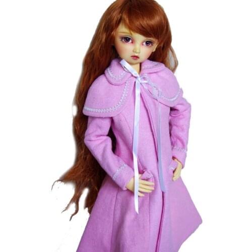 [wamami] 600# Pink Windbreaker Overcoat/Clothes/Wrap 1/3 SD AOD BJD Doll