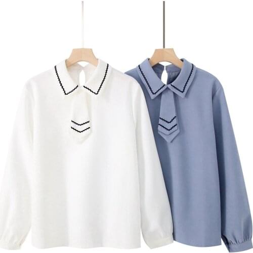 Блузки с галстуком YUPINCIAGA China At AliExpress