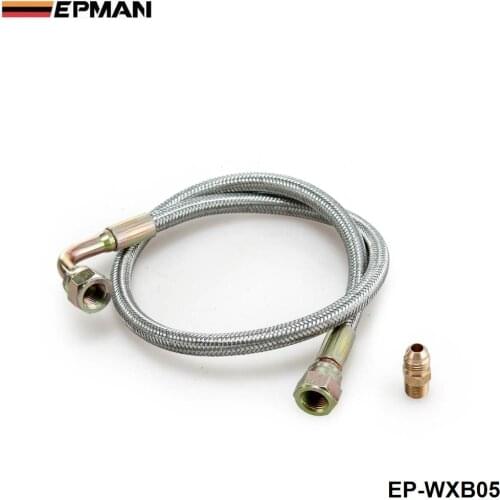 24" Oil Line Kit For T3/T4 Turbo Oil Feed Line Kit For Toyota Nissan EP-WXB05