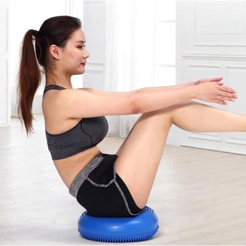 33cm Balance Cushion Yoga Massage Mat Balance Pad Upholstery Thickened Explosion-proof Ankle Rehabilitation Mat With pump