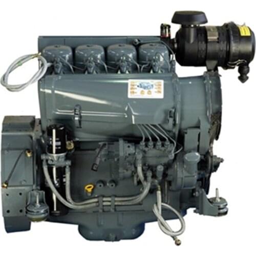 4 cylinders air cooling 46kw Deutz diesel engine F4L912 for construction machinery
