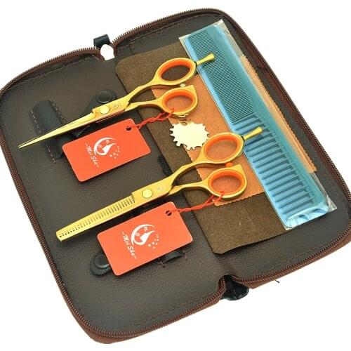 5.5" Meisha Hair Scissors Japan 440c Professional Cutting Thinning Scissors Barber Shears Salon Hairdressing Styling Tool A0006A