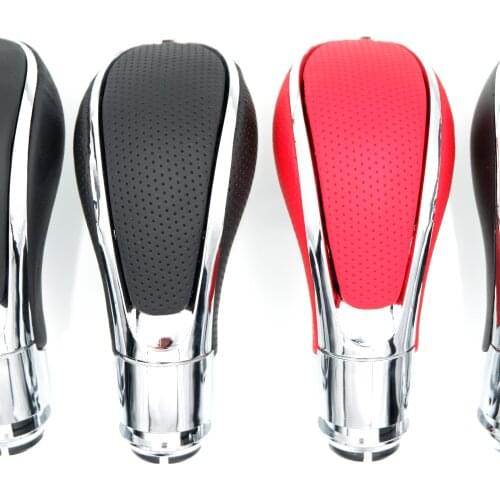 Automatic Transmission Gear Shift Knob Shifter Lever Sticker For Opel Vauxhall Insignia Astra J GM Buick Regal 08-16 PU Leather