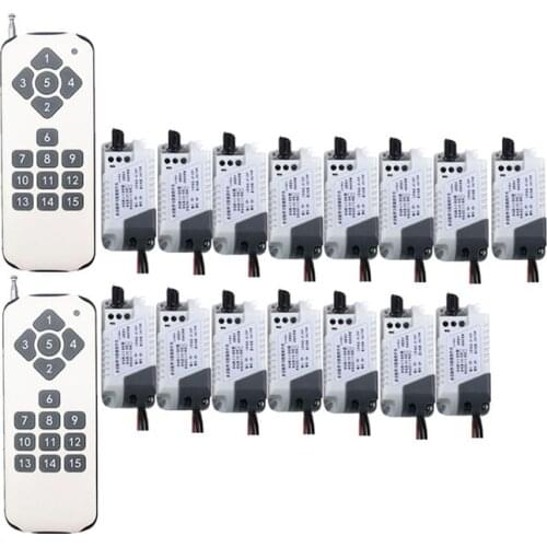 1000m Long Range AC220V Wireless Remote Control LED Light Switch Relay Output Radio RF Transmitter & Receiver