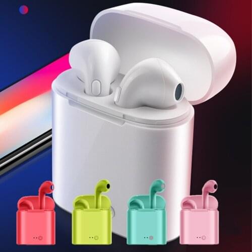 I7s TWS Wireless Bluetooth Earphone In-ear Stereo Gaming Sport Earbuds With Charging Box for iPhone Xiaomi huawei