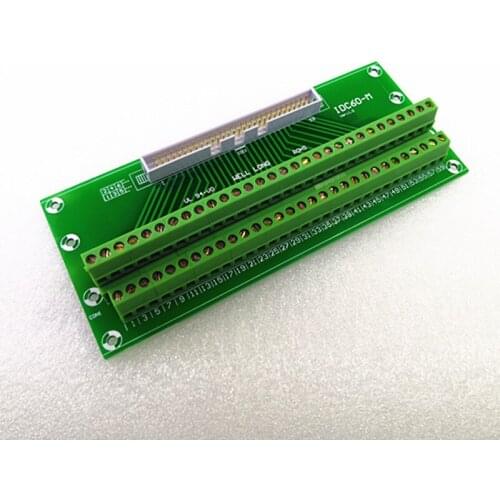 DC3 60P 2x30Pins Header Breakout Board, Terminal Block, Connector