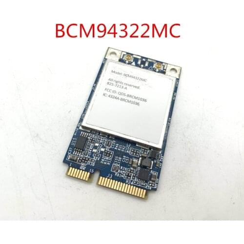 For APPLE BCM94322MC 2.4&5G 300Mbps Wireless-N Wifi Mini PCI-E Wlan WiFi Network Card Support MAC OS