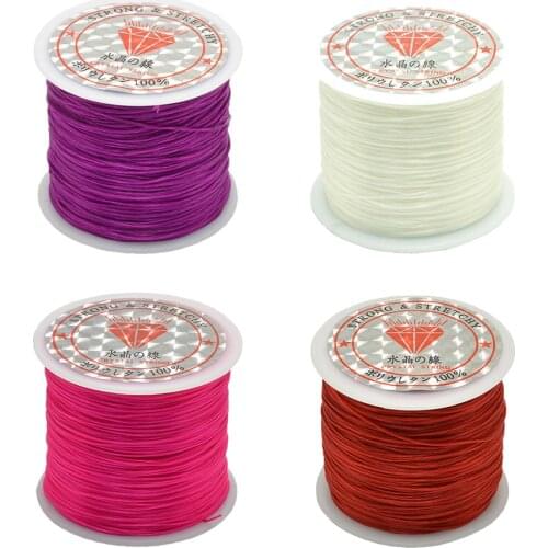 Stretchy Elastic Crystal String Cord Thread For Jewelry making Weaving Thread for Wig Making Sewing Thread Hair Extension Braids