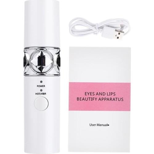 Electric Facials Vibration Pen Mini Eye Massage Device Thin Face Magic Stick Anti Sonic Lip Wrinkle Beauty Dark Circle Removal