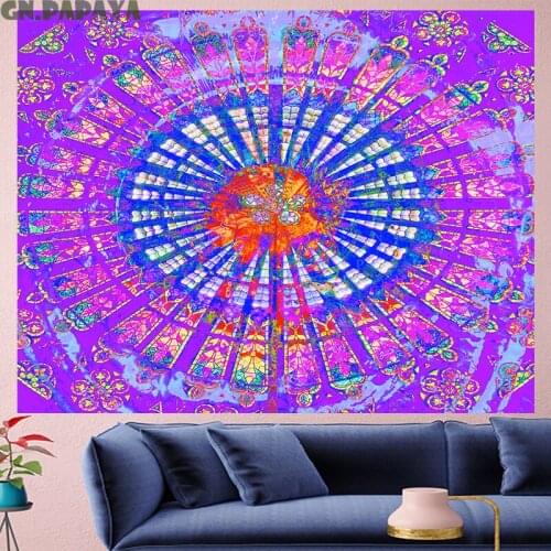 Indian Mandala Tapestry Wall Hanging macrame flower Throw Rug yoga Blanket bohemian wall decor Camping Tent Travel Mattress new