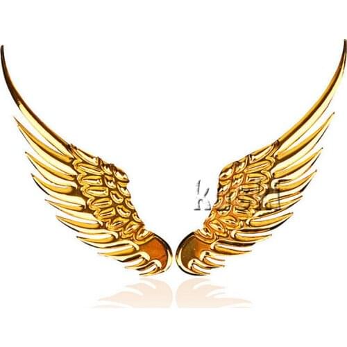 Metal 3D Wings Car Styling Sticker For Nissan Qashqai Juke X-TRAIL TIIDA kia Rio Ceed Sportage 3 Accessories Car-Stylng Stickers